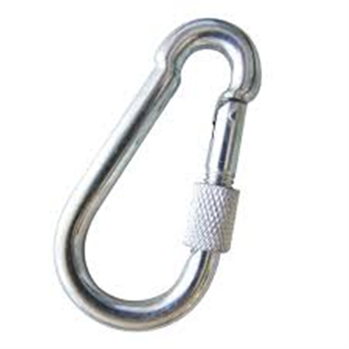 KUPA KARABİNA GALVANİZ VİDALI 6 MM 